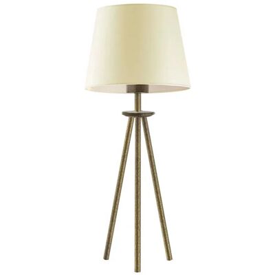 Lumes Mała lampka do sypialni na złotym stelażu - R5-Z25 Lumes Mała lampka do sypialni na złotym stelażu - R5-Z25