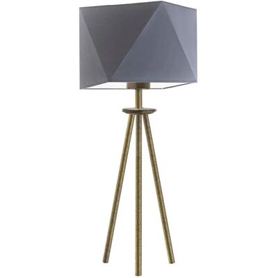 Lumes Lampa stołowa trójnóg na złotym stelażu - K1-Z42 Lumes Lampa stołowa trójnóg na złotym stelażu - K1-Z42