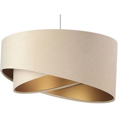 Lumes Beżowo-złota lampa wisząca glamour - 6X EX982 S1-Z24 Lumes Beżowo-złota lampa wisząca glamour - 6X EX982 S1-Z24