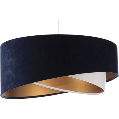 Lumes Granatowo-złota lampa wisząca nad stół - 4X EX995 A9-T90 Lumes Granatowo-złota lampa wisząca nad stół - 4X EX995 A9-T90
