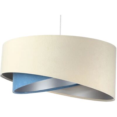 Lumes Beżowo-srebrna nowoczesna lampa wisząca - EX998 C3-C44 Lumes Beżowo-srebrna nowoczesna lampa wisząca - EX998 C3-C44