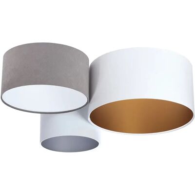 Lumes Biało-szary designerski plafon sufitowy K4-G39 Lumes Biało-szary designerski plafon sufitowy K4-G39