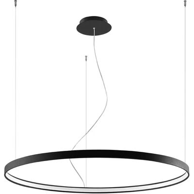 Lumes Czarna lampa wisząca LED ring S4-B41 Lumes Czarna lampa wisząca LED ring S4-B41