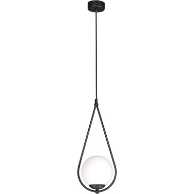 Lumes Czarna pojedyncza lampa wisząca H8-M48 Lumes Czarna pojedyncza lampa wisząca H8-M48