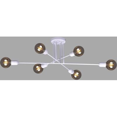 Lumes Biała lampa sufitowa loft patyki - 10X S141 G7-F89 Lumes Biała lampa sufitowa loft patyki - 10X S141 G7-F89