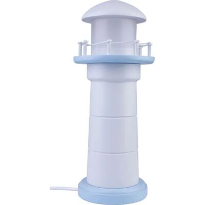 Lumes Biało-niebieska mała lampka dziecięca LED latarnia - S186 M4-C88 Lumes Biało-niebieska mała lampka dziecięca LED latarnia - S186 M4-C88