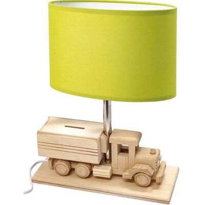 Lumes Zielona lampka dla dzieci ze skarbonką - S190 G4-K56 Lumes Zielona lampka dla dzieci ze skarbonką - S190 G4-K56