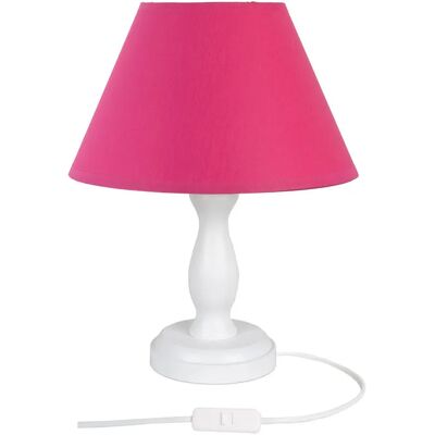 Lumes Biało-różowa mała lampka dziecięca - 3X S193 W4-N76 Lumes Biało-różowa mała lampka dziecięca - 3X S193 W4-N76