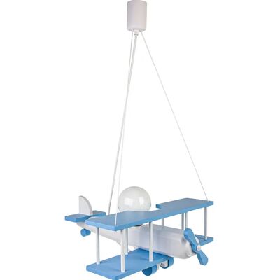 Lumes Błękitny żyrandol do pokoju chłopca samolot - 6X S198 W4-H47 Lumes Błękitny żyrandol do pokoju chłopca samolot - 6X S198 W4-H47