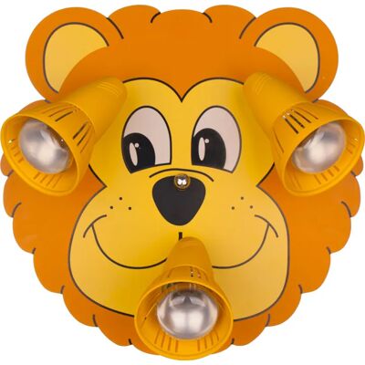 Lumes Lampa sufitowa dla dzieci lew - 3X S211 R1-N70 Lumes Lampa sufitowa dla dzieci lew - 3X S211 R1-N70