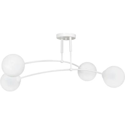 Lumes Biała nowoczesna lampa sufitowa D3-P05 Lumes Biała nowoczesna lampa sufitowa D3-P05