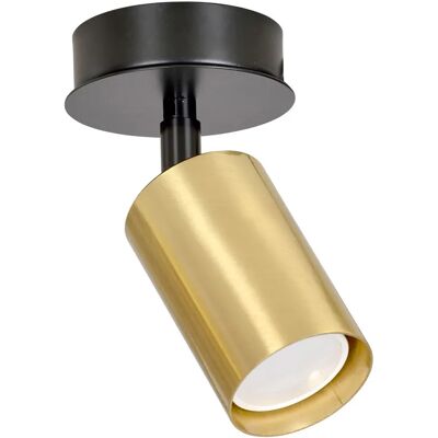 Lumes Czarno-złota pojedyncza lampa sufitowa G3-D18 Lumes Czarno-złota pojedyncza lampa sufitowa G3-D18