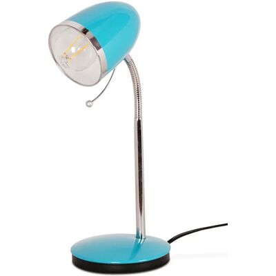 Lumes Turkusowa biurkowa lampka z włącznikiem - 12X S272 B9-H62 Lumes Turkusowa biurkowa lampka z włącznikiem - 12X S272 B9-H62