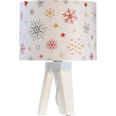 Lumes Lampka stołowa świąteczna płatki śniegu - S287 L1-G92 Lumes Lampka stołowa świąteczna płatki śniegu - S287 L1-G92