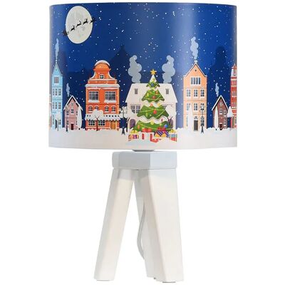 Lumes Lampka nocna ze świątecznym abażurem - S288 Z1-P98 Lumes Lampka nocna ze świątecznym abażurem - S288 Z1-P98