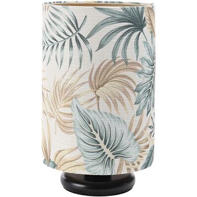 Lumes Czarna lampka nocna tuba w stylu boho - 3X S400 K9-D60 Lumes Czarna lampka nocna tuba w stylu boho - 3X S400 K9-D60