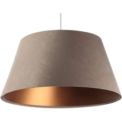 Lumes Brązowa lampa wisząca dzwon nad stół - S406 L6-H75 Lumes Brązowa lampa wisząca dzwon nad stół - S406 L6-H75