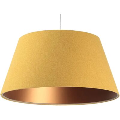 Lumes Żółto-miedziana lampa wisząca stożek - T3 S410 N4-E02 Lumes Żółto-miedziana lampa wisząca stożek - T3 S410 N4-E02