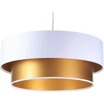 Lumes Złoto-biała lampa wisząca w stylu glamour - 5X S420 B9-R29 Lumes Złoto-biała lampa wisząca w stylu glamour - 5X S420 B9-R29
