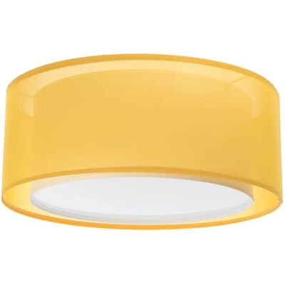 Lumes Żółty nowoczesny plafon sufitowy nad stół - 4X S437 G4-K18 Lumes Żółty nowoczesny plafon sufitowy nad stół - 4X S437 G4-K18