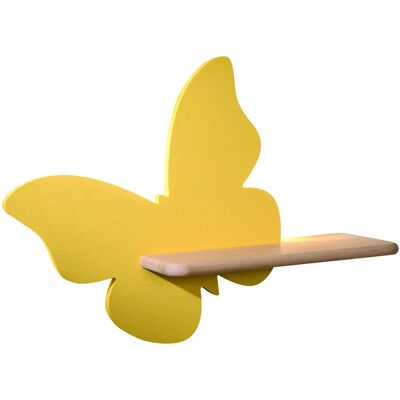 Lumes Żółty kinkiet dziecięcy motyl z półką - 6X K031 E7-B66 Lumes Żółty kinkiet dziecięcy motyl z półką - 6X K031 E7-B66