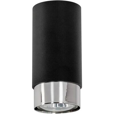Lumes Czarna nowoczesna lampa sufitowa tuba - S686 S6-H58 Lumes Czarna nowoczesna lampa sufitowa tuba - S686 S6-H58