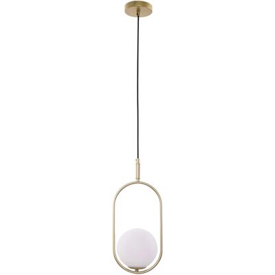 Lumes Lampa wisząca w stylu glamour mosiądz - K061 R0-T63 Lumes Lampa wisząca w stylu glamour mosiądz - K061 R0-T63
