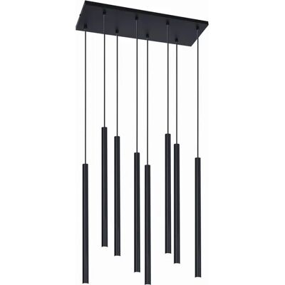 Lumes Czarna lampa wisząca nad stół 8 sopli - 4X S813 C3-G76 Lumes Czarna lampa wisząca nad stół 8 sopli - 4X S813 C3-G76
