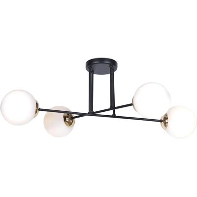 Lumes Lampa sufitowa 4 szklane kule - 5X S847 F7-B06 Lumes Lampa sufitowa 4 szklane kule - 5X S847 F7-B06