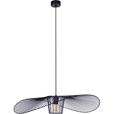 Lumes Czarna druciana lampa wisząca kapelusz R3-A95 Lumes Czarna druciana lampa wisząca kapelusz R3-A95