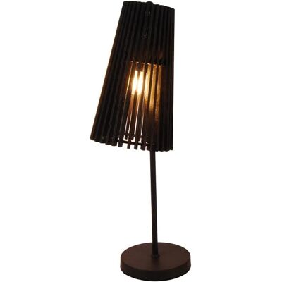 Lumes Lampa stołowa czarna ażurowy klosz - 4X V039 B5-T39 Lumes Lampa stołowa czarna ażurowy klosz - 4X V039 B5-T39