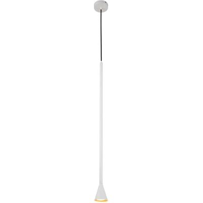 Lumes Biała metalowa długa lampa wisząca nad wyspę 2X V055 C4-P02 Lumes Biała metalowa długa lampa wisząca nad wyspę 2X V055 C4-P02