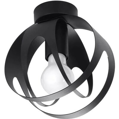 Lumes Industrialna czarna lampa sufitowa Z6-E40 Lumes Industrialna czarna lampa sufitowa Z6-E40