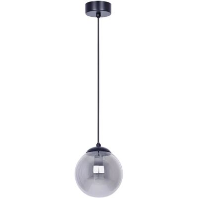 Lumes Grafitowa lampa wisząca z okrągłym kloszem - A216 G3-L61 Lumes Grafitowa lampa wisząca z okrągłym kloszem - A216 G3-L61