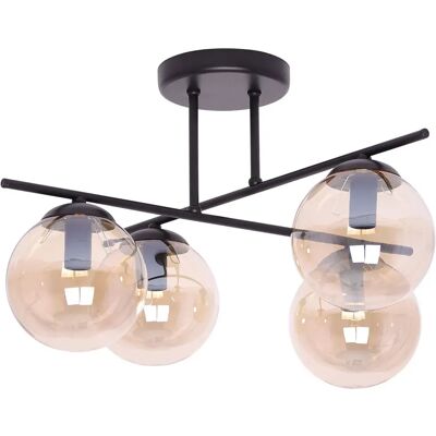 Lumes Bursztynowa industrialna lampa sufitowa 4X A217 G0-L63 Lumes Bursztynowa industrialna lampa sufitowa 4X A217 G0-L63