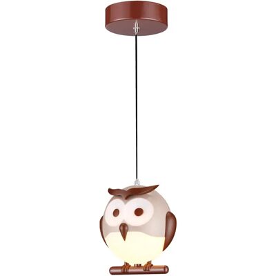 Lumes Wisząca lampa dziecięca w kształcie sowy - 3X N45 K3-D31 Lumes Wisząca lampa dziecięca w kształcie sowy - 3X N45 K3-D31
