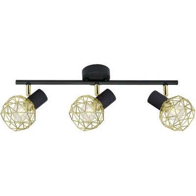 Lumes Potrójna lampa sufitowa z ażurowymi kloszami - V088 K7-B90 Lumes Potrójna lampa sufitowa z ażurowymi kloszami - V088 K7-B90