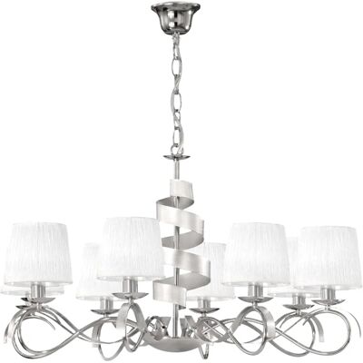 Lumes Rustykalny srebrny żyrandol - K289 Z7-L21 Lumes Rustykalny srebrny żyrandol - K289 Z7-L21
