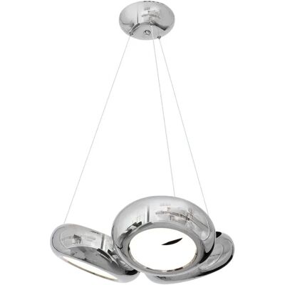 Lumes Potrójna chromowana lampa wisząca - K350 C9-P94 Lumes Potrójna chromowana lampa wisząca - K350 C9-P94