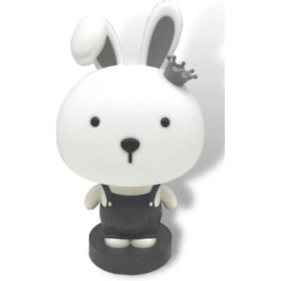 Lumes Szara lampka nocna dla dzieci w kształcie króliczka C1-M55 Lumes Szara lampka nocna dla dzieci w kształcie króliczka C1-M55