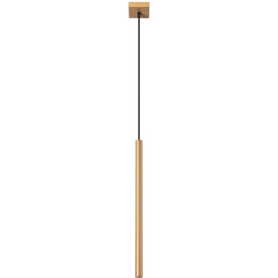 Lumes Złota nowoczesna lampa wisząca tuba - 3X A377 C7-W69 Lumes Złota nowoczesna lampa wisząca tuba - 3X A377 C7-W69