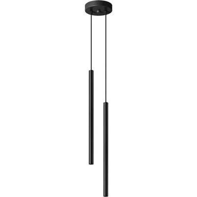 Lumes Czarna lampa wisząca sople - A378 A9-D65 Lumes Czarna lampa wisząca sople - A378 A9-D65