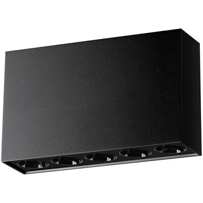 Lumes Czarny nowoczesny plafon spot sufitowy - 3X A407 A3-W71 Lumes Czarny nowoczesny plafon spot sufitowy - 3X A407 A3-W71