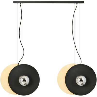 Lumes Industrialna podwójna lampa wisząca - D105 M0-L47 Lumes Industrialna podwójna lampa wisząca - D105 M0-L47