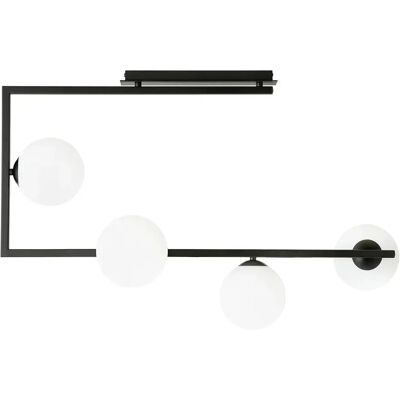 Lumes Nowoczesna lampa sufitowa z mlecznymi kloszami - D107 M0-N40 Lumes Nowoczesna lampa sufitowa z mlecznymi kloszami - D107 M0-N40