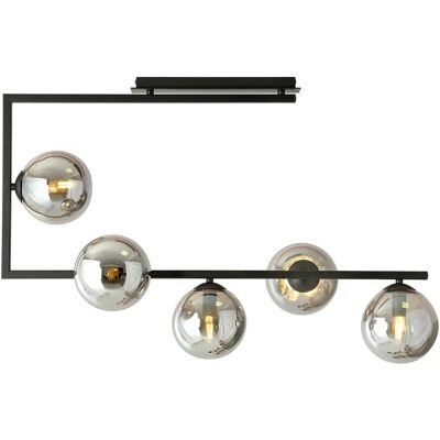 Lumes Industrialna lampa sufitowa z grafitowymi kloszami N3-M44 Lumes Industrialna lampa sufitowa z grafitowymi kloszami N3-M44