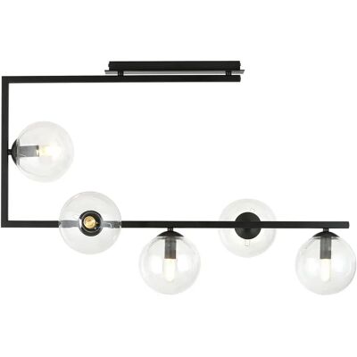 Lumes Lampa sufitowa z transparentnymi kloszami - D108 L9-K31 Lumes Lampa sufitowa z transparentnymi kloszami - D108 L9-K31