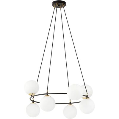 Lumes Nowoczesna lampa wisząca z mlecznymi kloszami - D110 D0-D86 Lumes Nowoczesna lampa wisząca z mlecznymi kloszami - D110 D0-D86