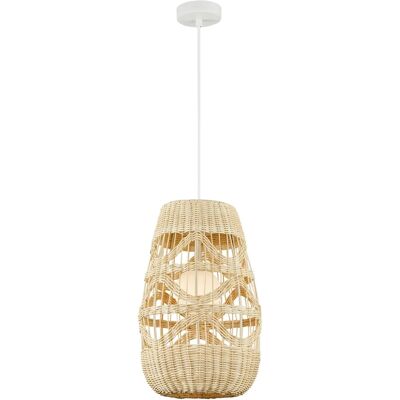 Lumes Duża rustykalna biała lampa wisząca - 4X K398 K2-S13 Lumes Duża rustykalna biała lampa wisząca - 4X K398 K2-S13