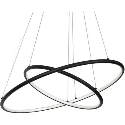 Lumes Czarny metalowy żyrandol led - K435 N1-Z40 Lumes Czarny metalowy żyrandol led - K435 N1-Z40